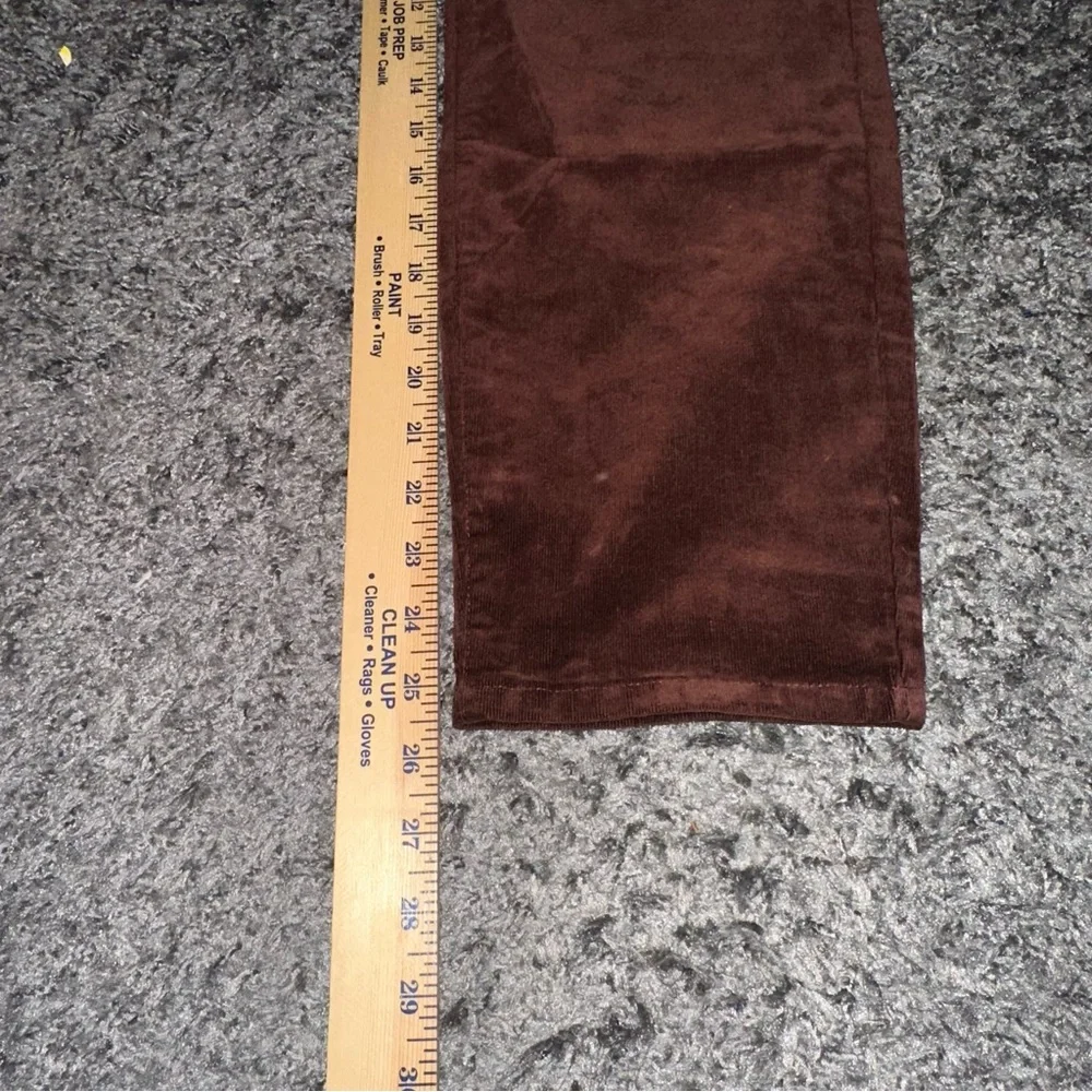 J. Jill Pants Med Petite Dark Redwood Corduroy Authentic Fit Pull On Jeans NWT - Picture 9 of 9